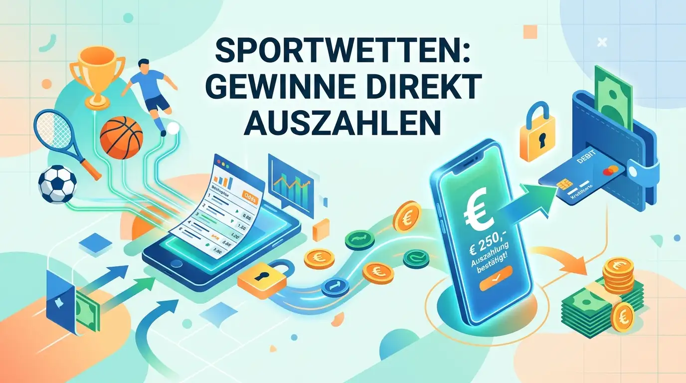 Ansicht eines Zahlungsbereichs mit Zahlungsoptionen und Kontofunktionen